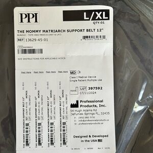 New Matriarch Pregnancy Support Maternity Belt Back Support Women Large/XL  12”